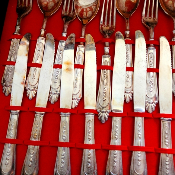 Silver plated italian flatwear. - Picture 3 of 5